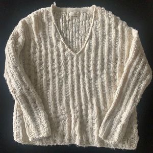 Urban Outfitters white knit sweater